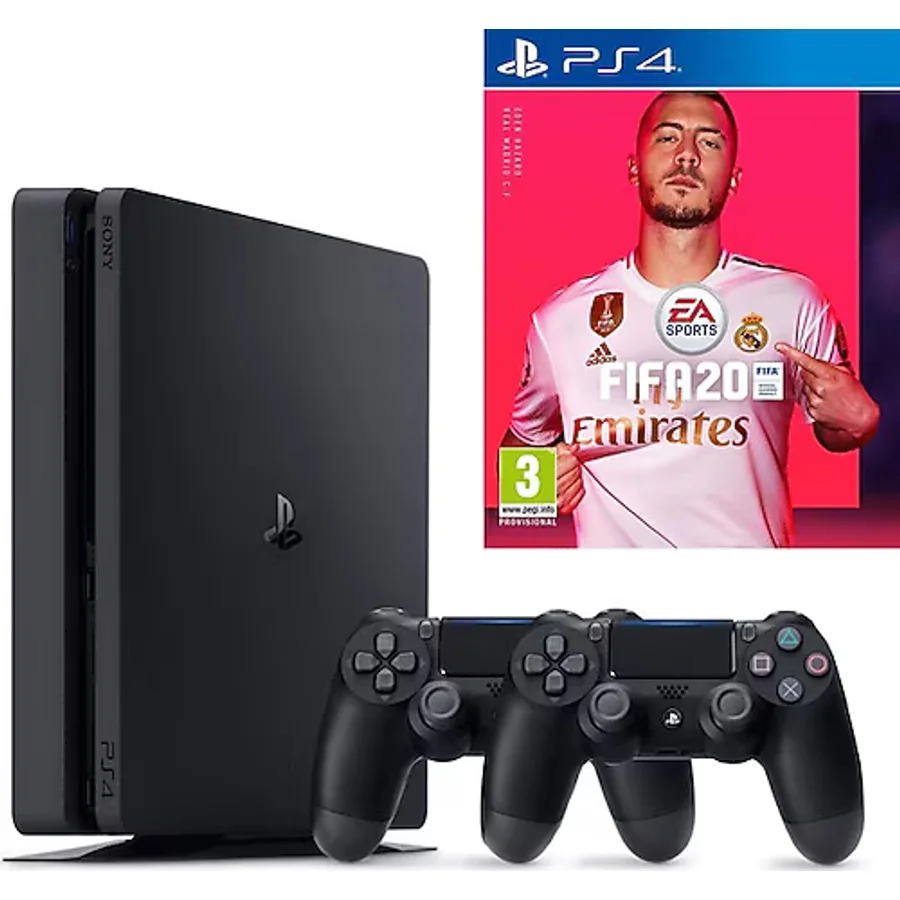 Sony PS4 Slim 500 GB Oyun Konsolu + PS4 FIFA 20 + 2. PS4 Kol
