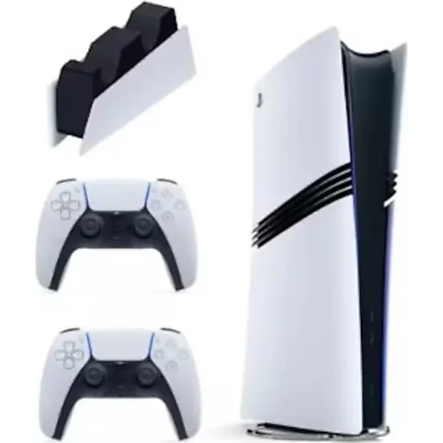 Sony PS5 Pro 2 TB Digital Edition + Dualsense Kol + Şarj İstasyonu