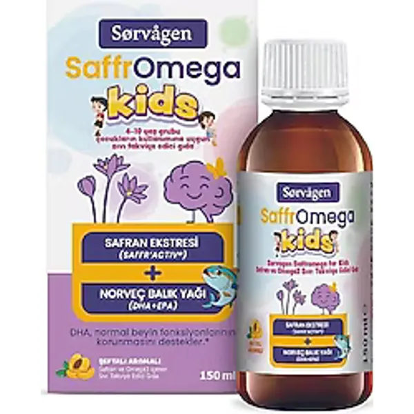 Sorvagen SaffrOmega Kids 150 ml Şurup