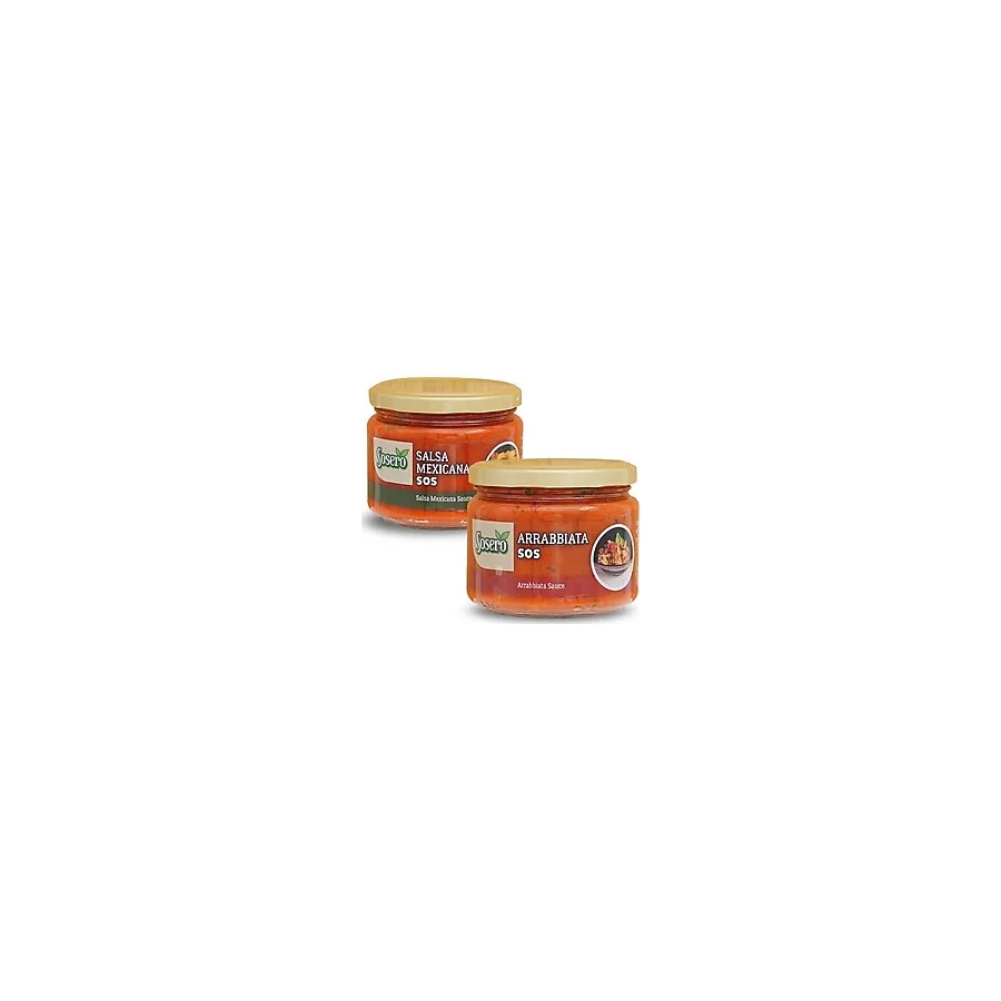 Sosero Arrabbiata Sos 290 gr & Salsa Meksikana Sos 290 gr ( Ikisi Bir Arada) - 580 gr