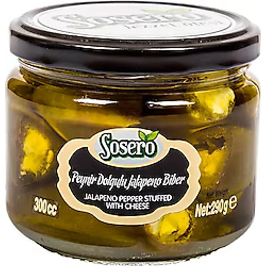 Sosero Peynir Dolgulu Jalapeno Biber 290 gr