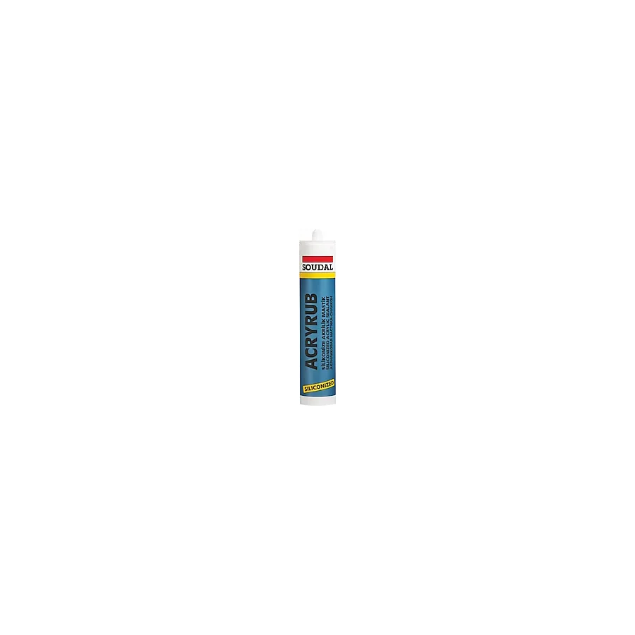 Soudal Acryrub Silikonize 500 gr Kahverengi Mastik