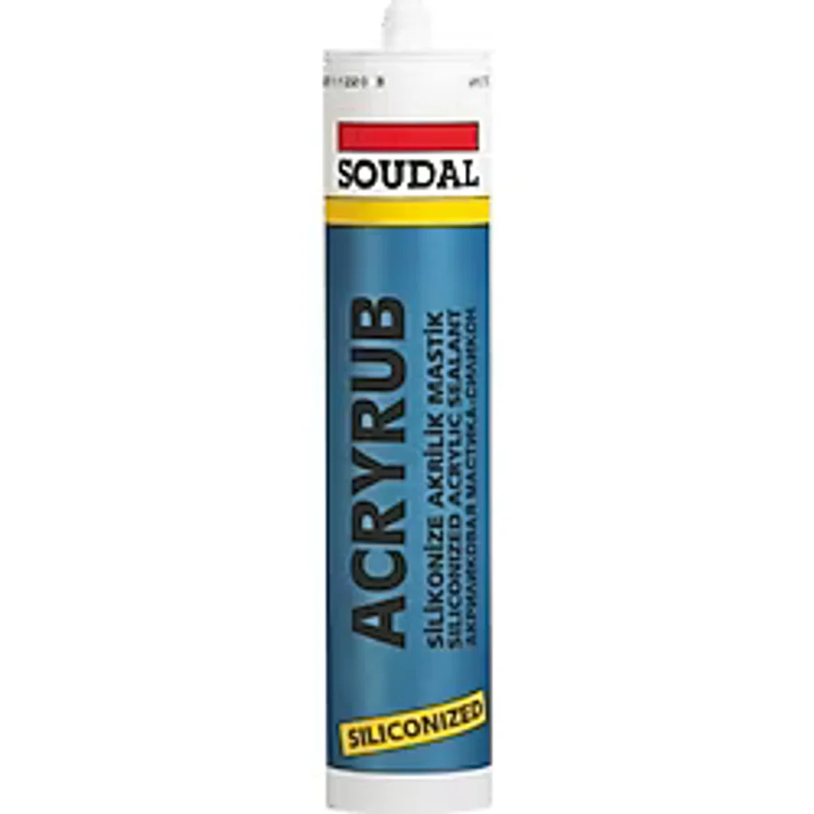 Soudal Acryrub Silikonize Mastik 310 ml Altın Meşe - 001-Renkli