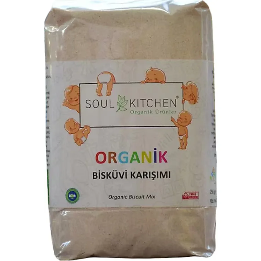Soul Kitchen Organik Bebek Bisküvi Karışımı 250 gr