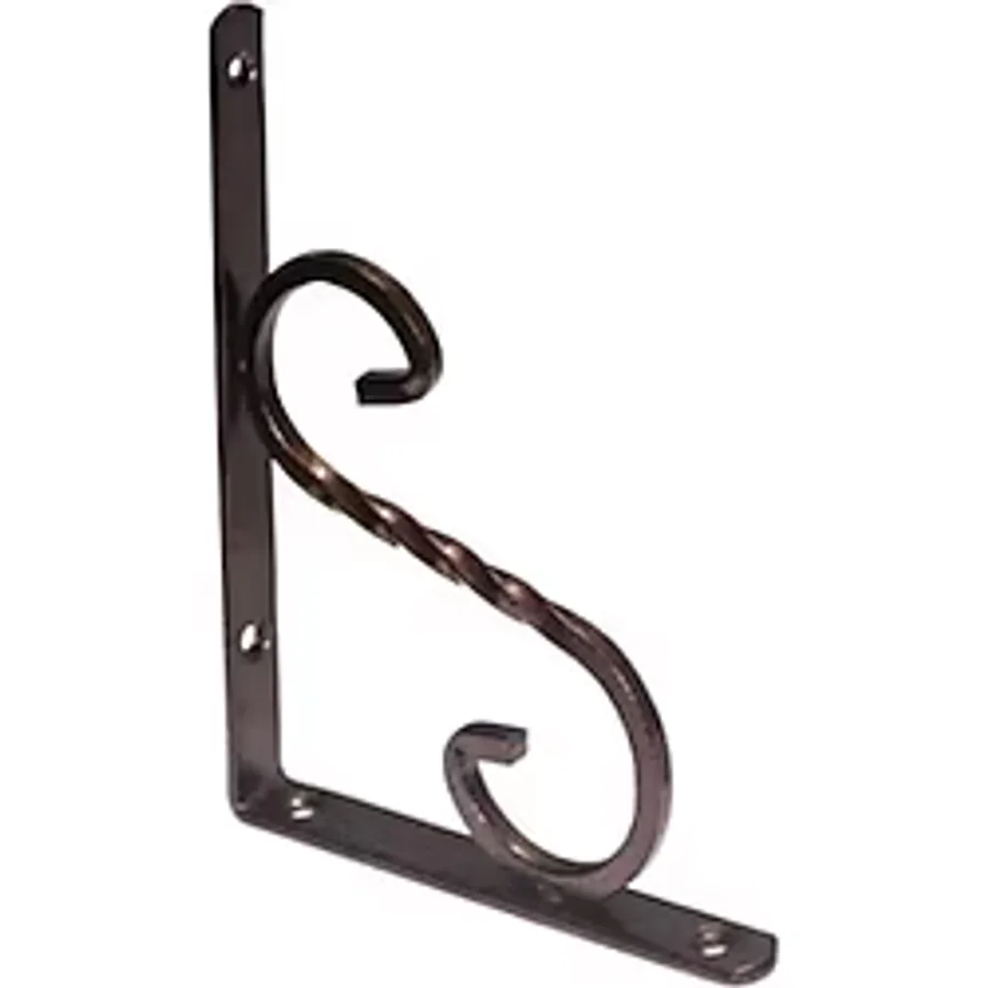 Sözer Orman 2'li Ferforje Raf Altı L Raf Demiri Bakır 20X15X1,8CM