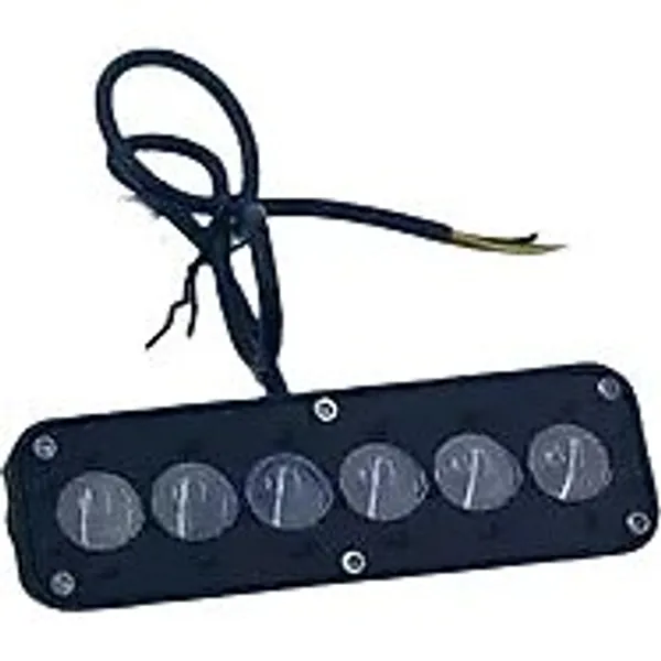 Space Offroad sis lambası 2 x4 x 13,5cm beyaz-sarı gündüz ledi kırmızı / LASS385