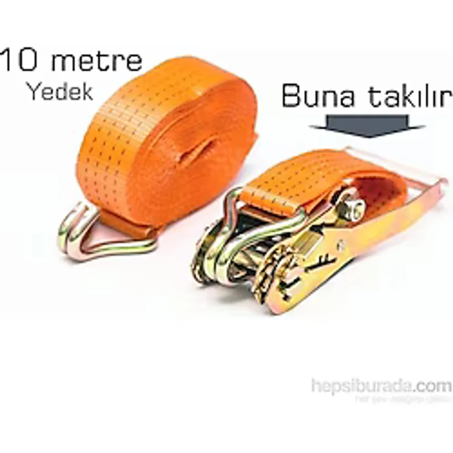 Spanzet Cırcırlı Yük Gerdirme Kemeri 10 Metre 090403