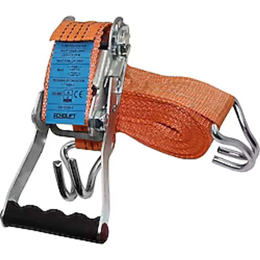 Spanzet Cırcırlı Yük Gerdirme Kiti / Turuncu 2" 10 mt - 1