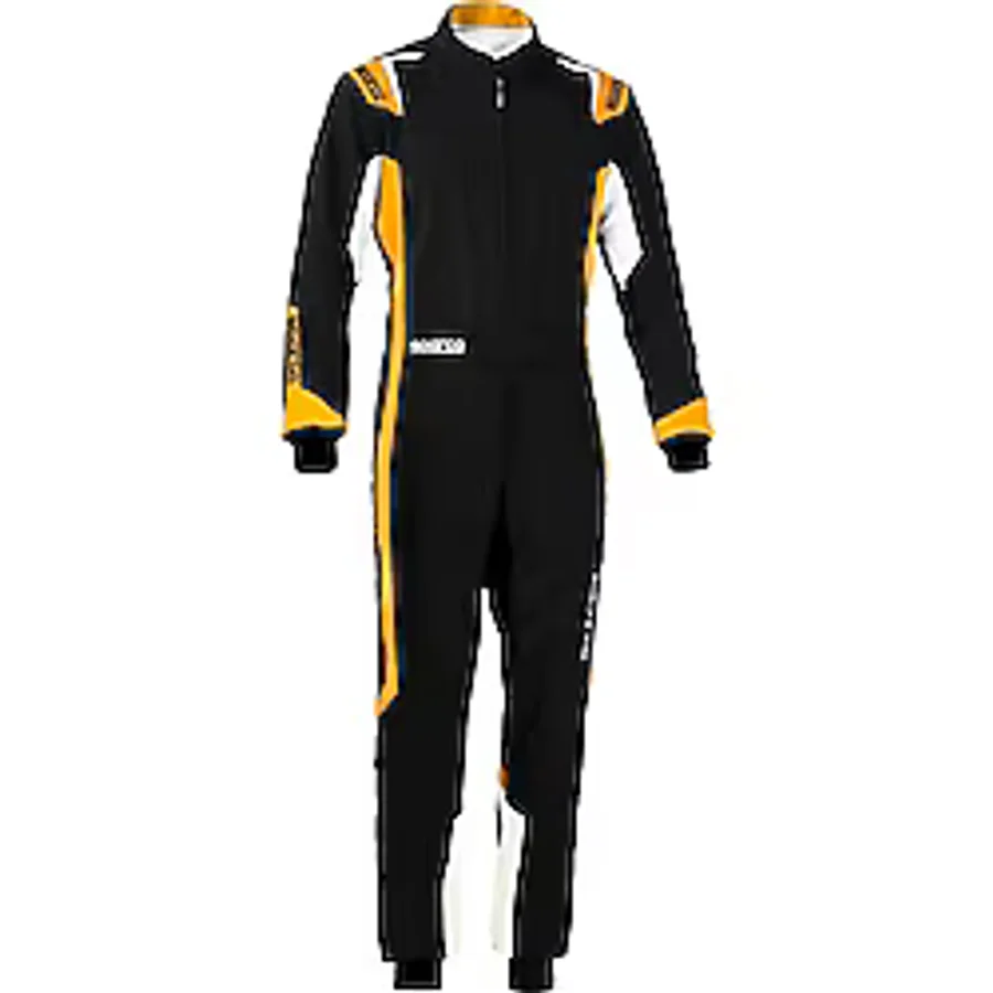 SPARCO THUNDER KARTİNG TULUMU SİYAH TURUNCU 150 BEDEN