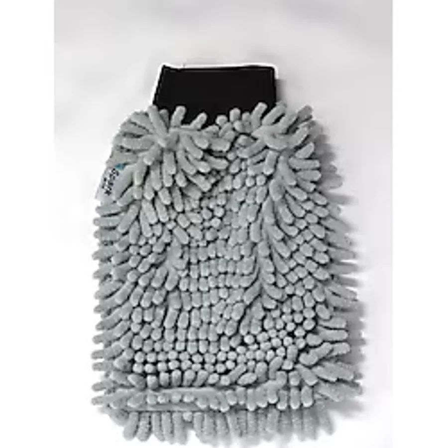 Spark (1 Adet) 7050 Mikrofiber Şönil Oto Temizlik Ve Kurulama Eldiveni 16x24 Cm. Gri