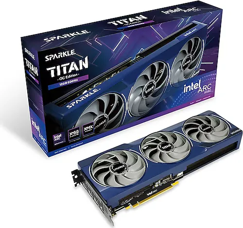 Sparkle Arc B580 Titan OC 192 Bit GDDR6 12 GB Ekran Kartı