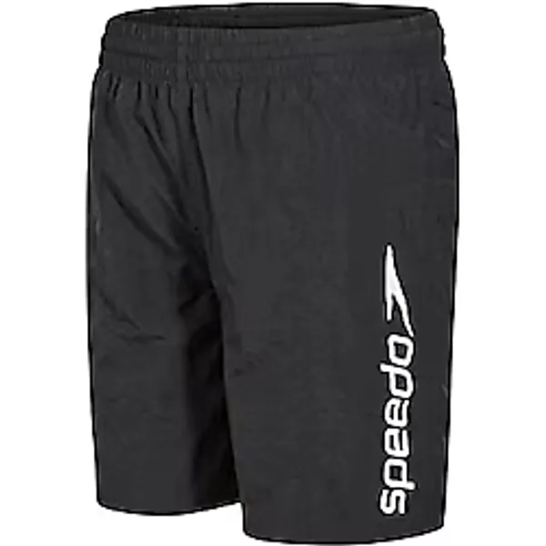 Speedo Challenge Erkek Çocuk Şort Mayo - Siyah/Beyaz