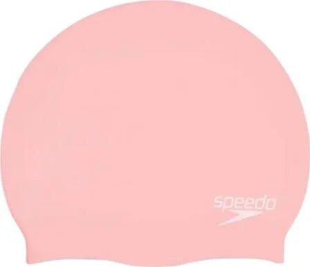 Speedo Moulded 8-7098416704 Açık Pembe Silikon Yüzücü Bonesi