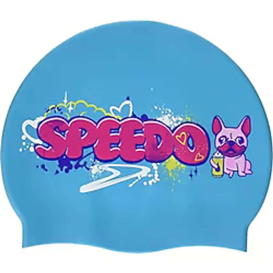 Speedo Uniseks-Yetişkin Yüzme Bonesi Silikon