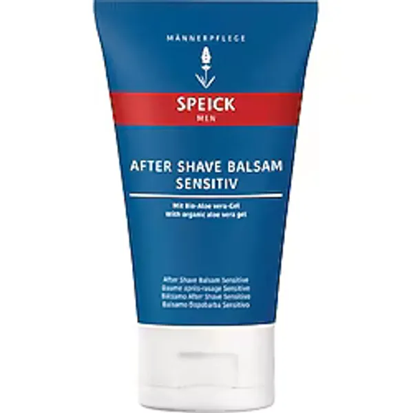 Speick Men Tıraş Sonrası Balsam Hassas Ciltler 100 ml Nemlendirici ve Yatıştırıcı After Shave Balm, Organik Aloe Vera Jel, Vegan, Doğal Speick Bitki Özü