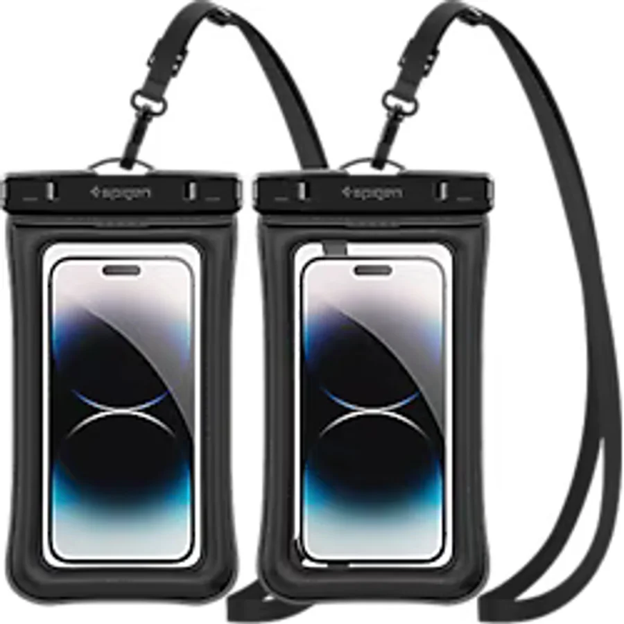 Spigen Aqua Shield Floating Su Geçirmez 2 Adet Yüzer Kılıf A610 Siyah