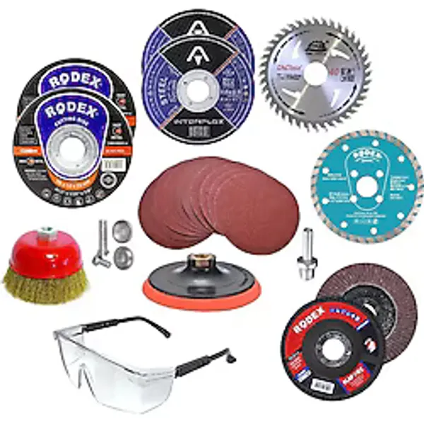 Spiral Taşlama Cırt Zımpara İnox Metal Kesici Flap Disk 55 Parça