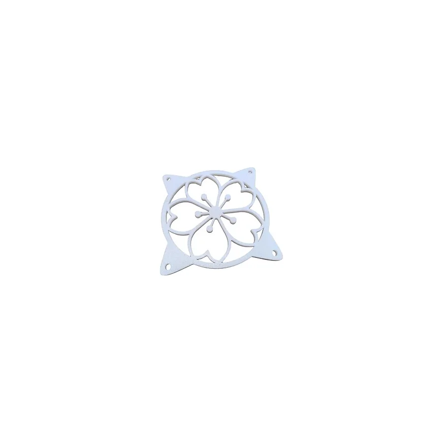 splash n color 120 mm Sakura Fan Izgarası Dekoratif Kapak, Süper Sevimli Fonksiyonel Kiraz Çiçeği Soğutma PC Fan Kapağı Koruyucu, Bilgisayar Donanımı için, Sakura PC Aksesuarları Oyun CPU, Kolay Kurul