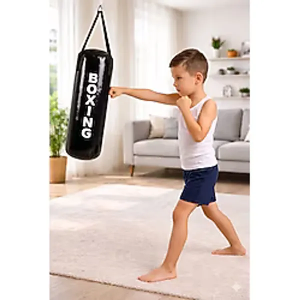 Spor Byfit 53 Cm X 20 Cm Siyah Çocuk Boks Kum Torbası