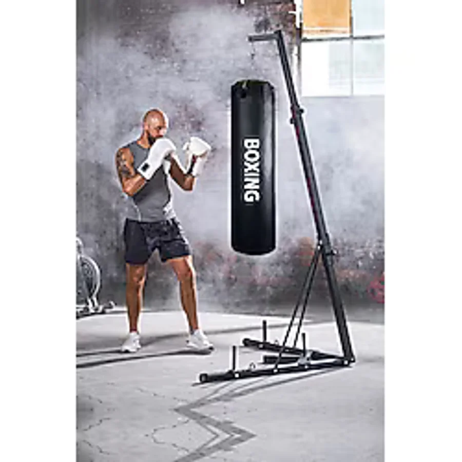Spor Byfit Yırtılmaz Siyah Deluxe Boxing Boks Torbası