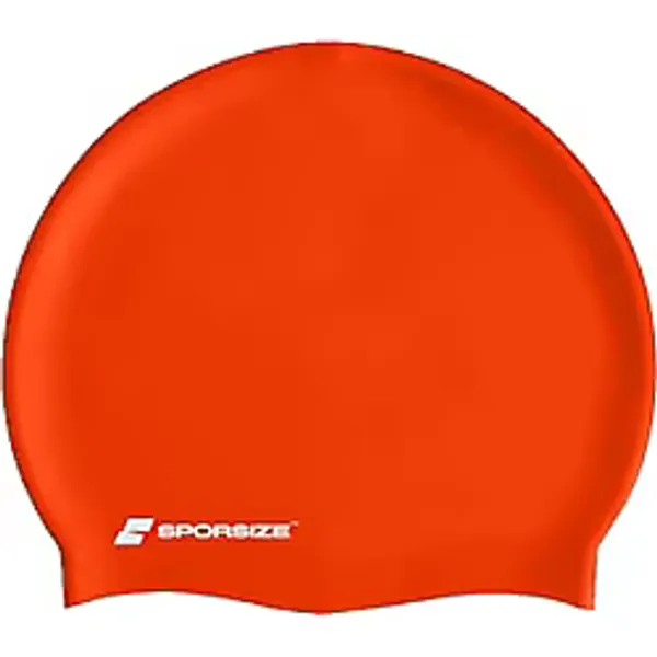 Sporsize Silicone Swimming Cap - Deniz Ve Havuz Silikon Yüzücü Bonesi (Pudra)