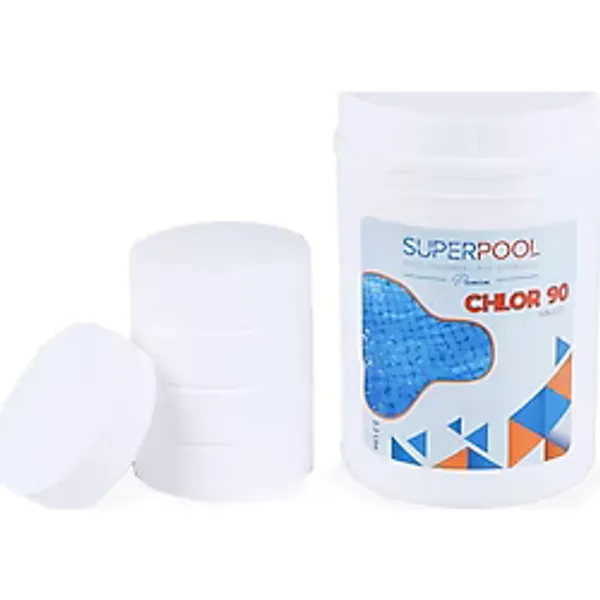 Spp Superpool Superchlor 90 Tb %90 Premium Tablet Klor 1 Kg 5 Adet Havuz Kimyasalı