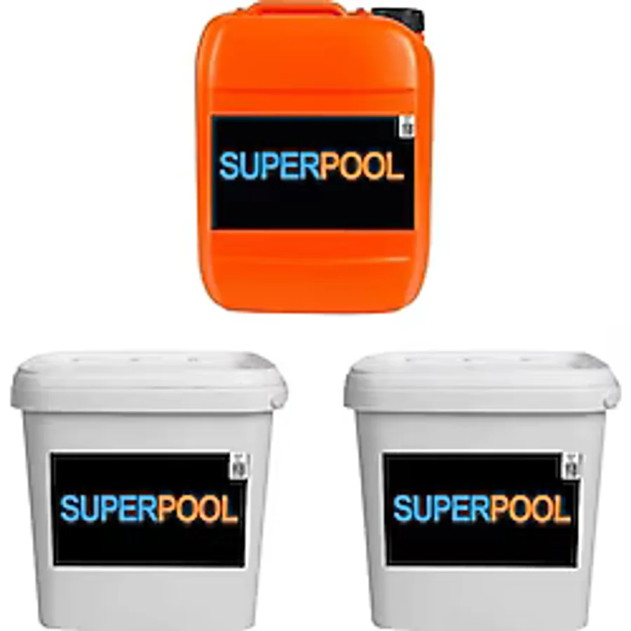 SPP Superpool Toz Klor - Yosun Önleyici - Toz ph Düşürücü Paketi