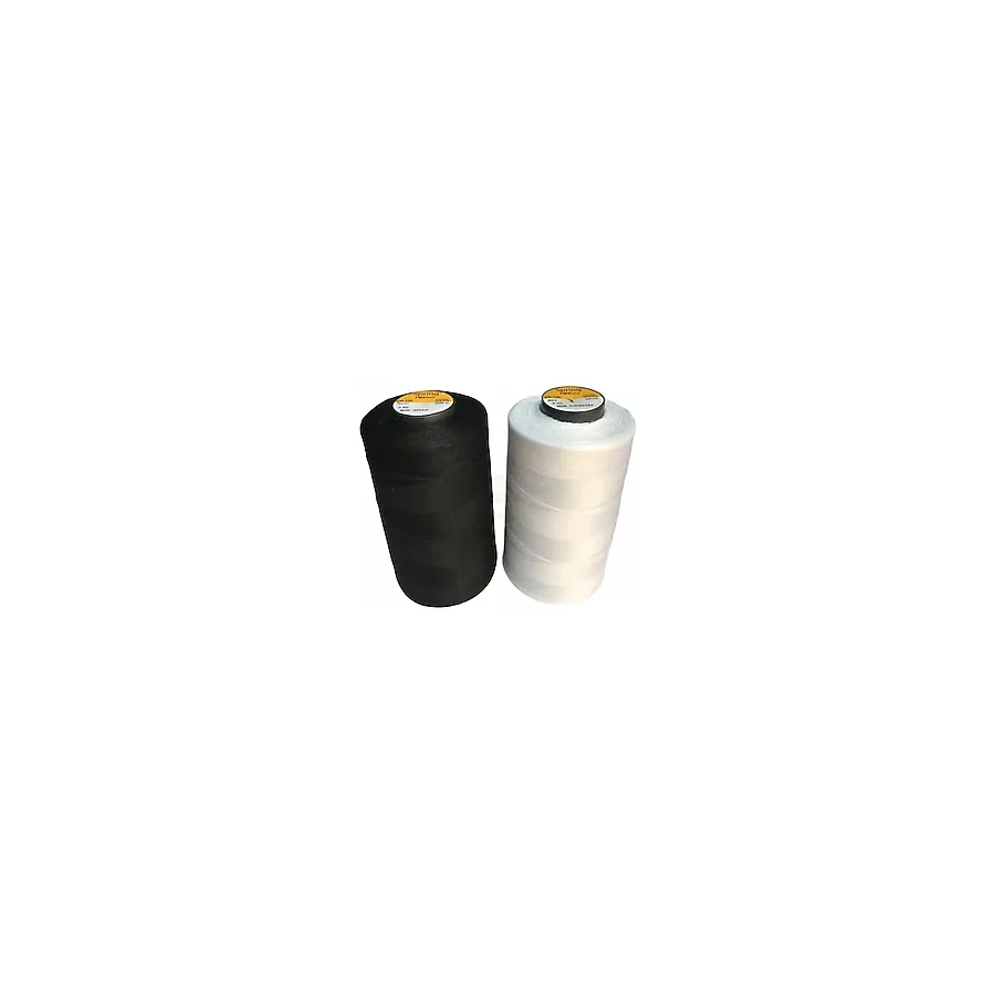 SPRİNG 120 No 5000 Y. Mt Siyah Ve Beyaz Polyester Dikiş Ipliği (2 ADET KUFFON)