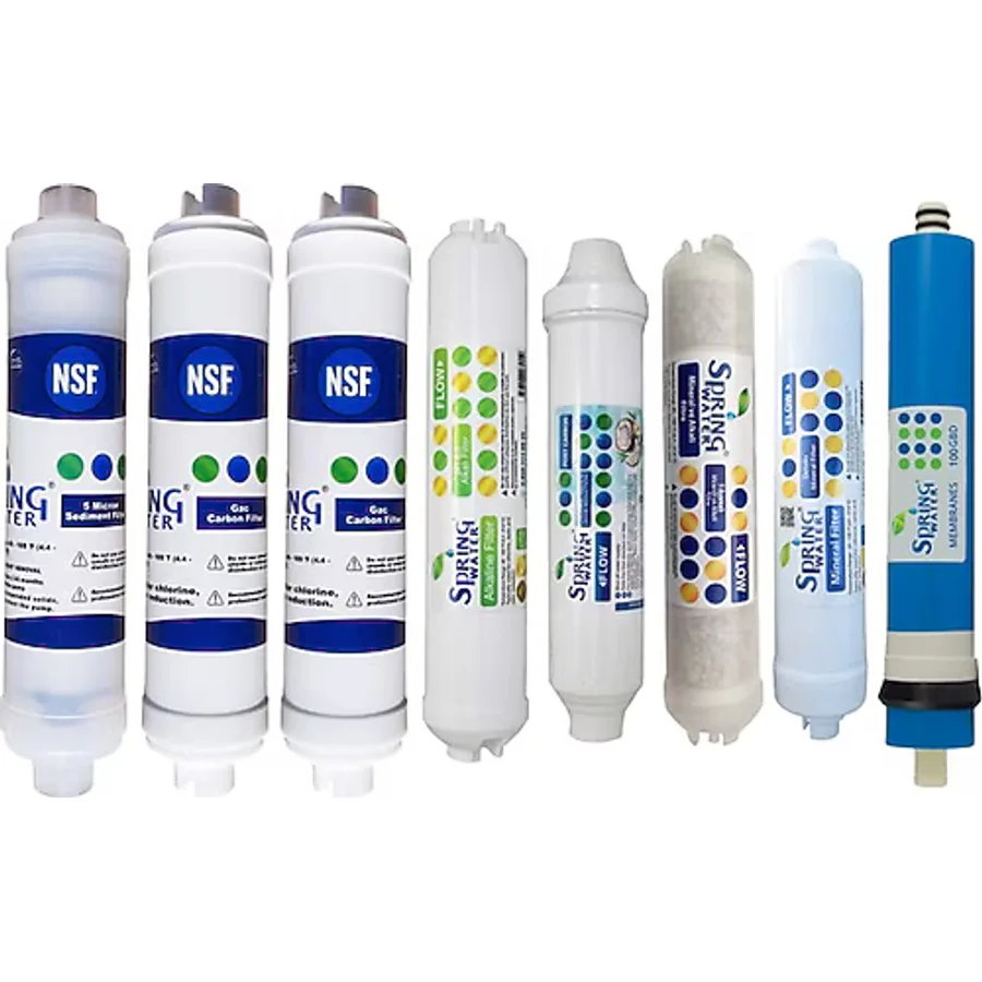 Spring Water 8'li Filtre Seti 11 Aşamalı Modeller İçin