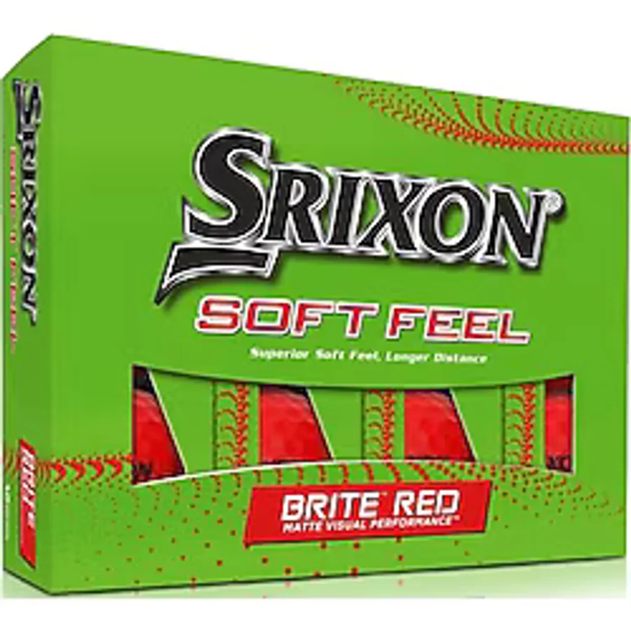 Srixon Yumuşak Hissediyorum 13 Brite Kırmızı Golf Topları