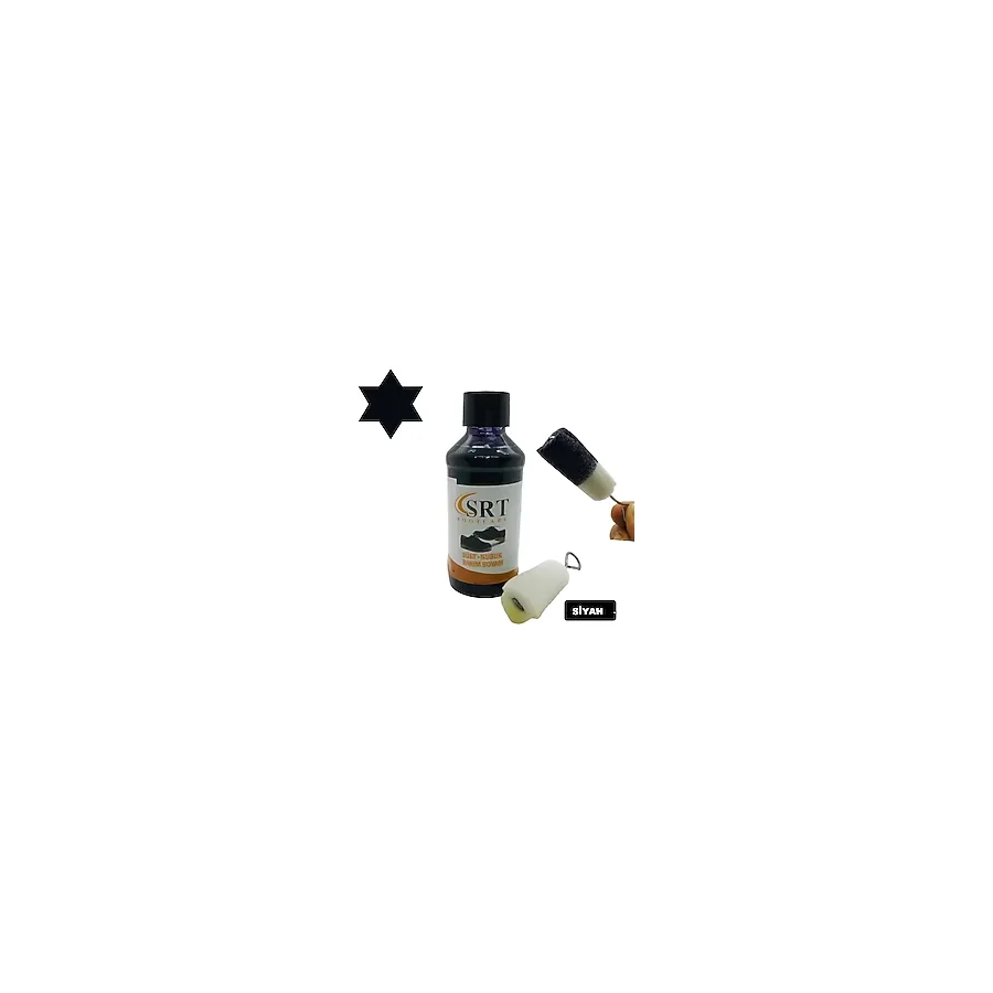 srtfootcare Süet Nubuk Likit Ayakkabı Bakım Boyası 110 Gr Siyah