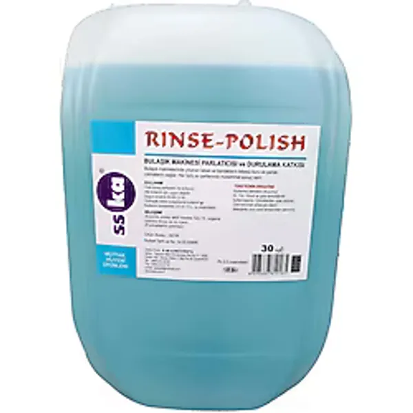 SSKA Endüstriyel Sıvı Bulaşık Makinesi Parlatıcısı - 20 Kg- Bidon