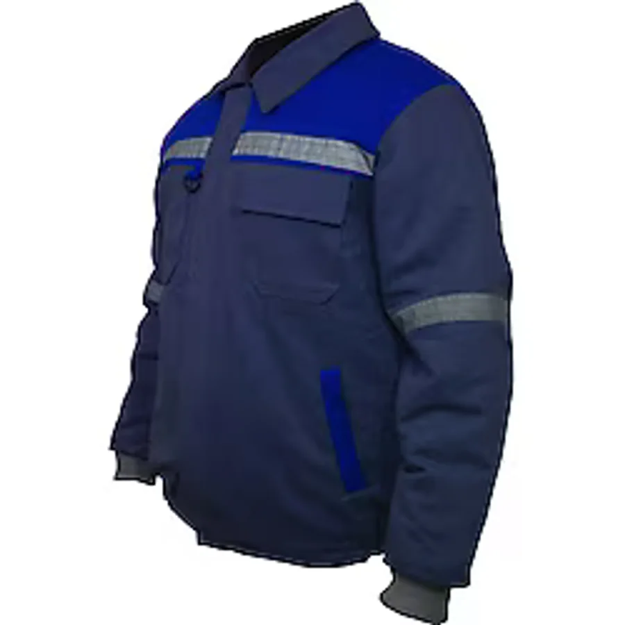 Ssm Sesam Grup 0638 7x7 Gabardin Kapitoneli Iş Montu - Lacivert - Gri
