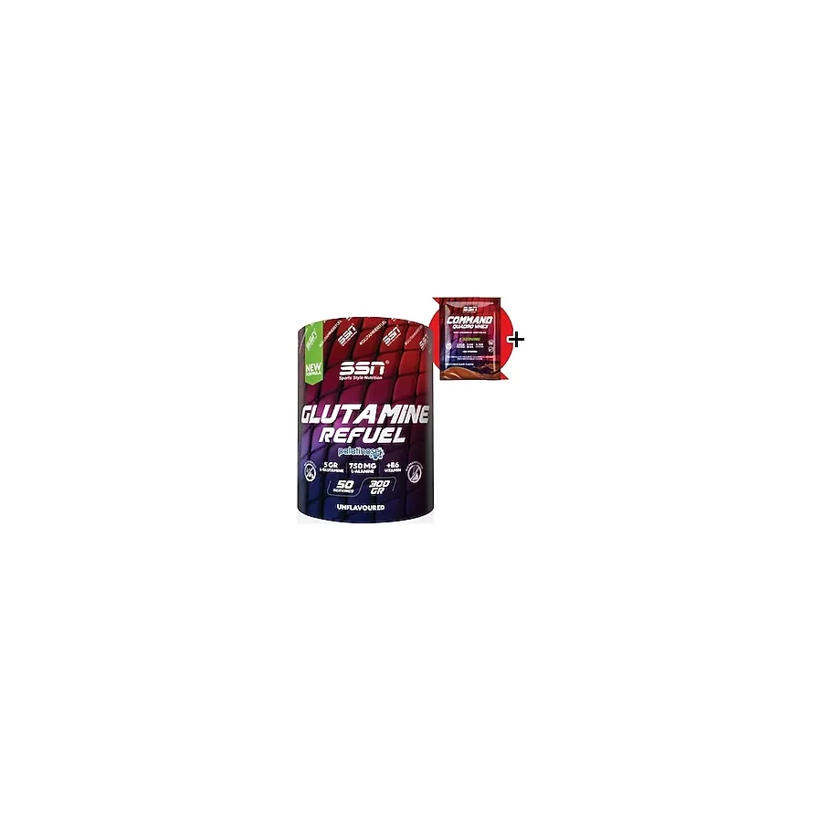 SSN Sports Style Nutrition Glutamine Refuel 300 gr (AROMASIZ) Amino Asit