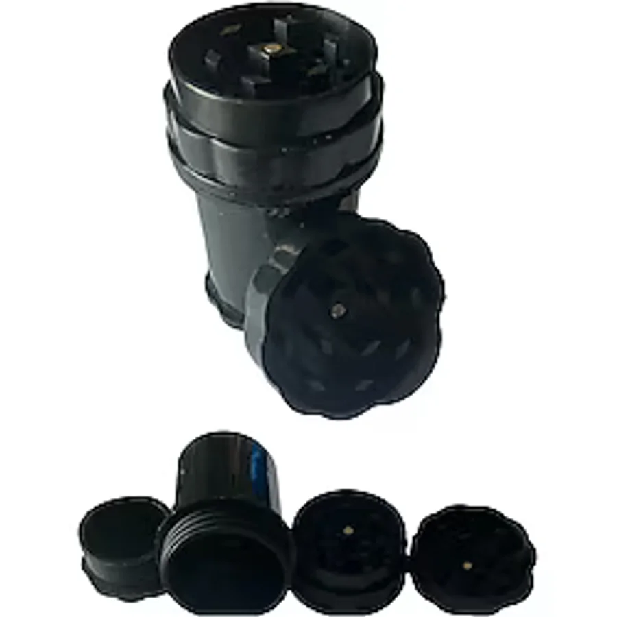 ST-02 PLASTİK GRINDER 4 Kat Tutun Baharat Öğütücü Parçalayıcı Mıknatıslı Gırgır