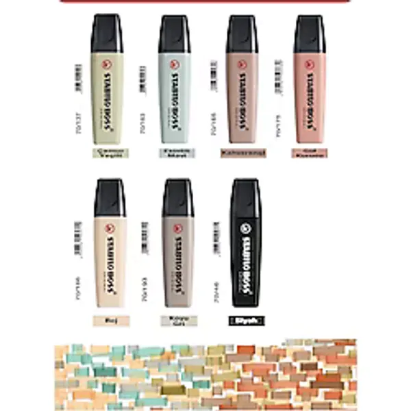Stabilo Boss Nature Colors 7'li Fosforlu Kalem