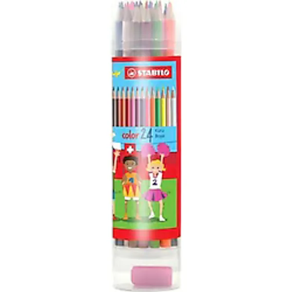 Stabilo Color Plastik Tüp 24'lü Kuru Boya Seti