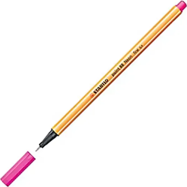 Stabilo Point 88 0.4 mm 88/056 Floresan Pembe Keçeli Kalem