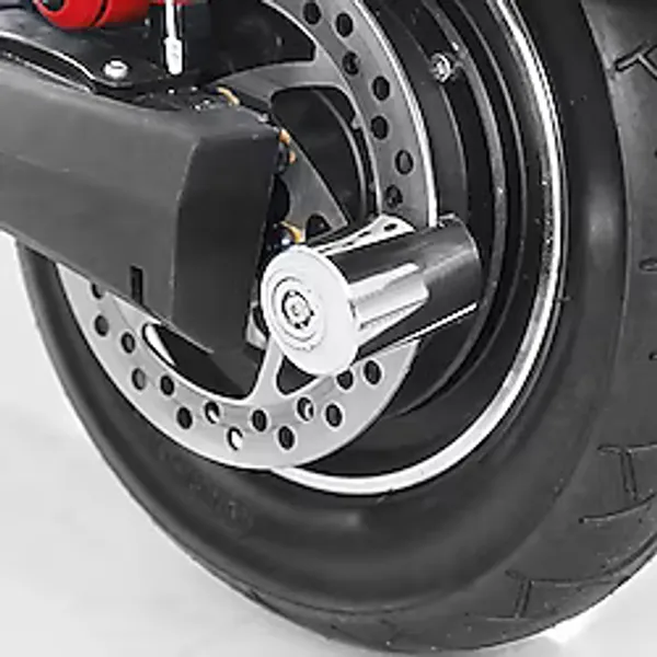 Stabo Motosiklet Su Geçirmez Disk Kilidi Hatırlatma Kablolu Gümüş Renkli Güvenli Koruma