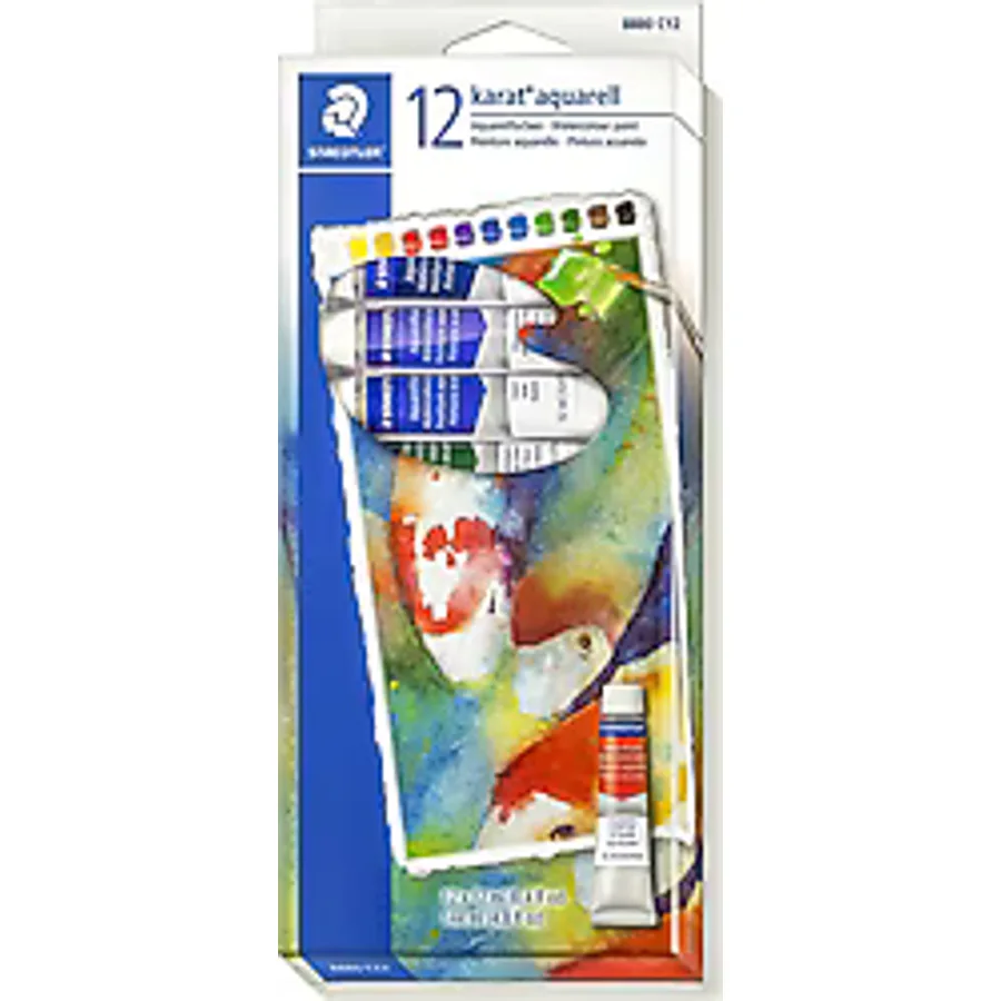 Staedtler 12 ml 12 Renk Tüp Sulu Boya