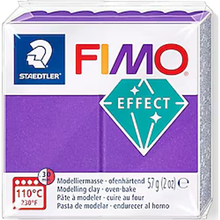 Staedtler Fimo 8010-61 Fimo Effect Modelleme Kili 57 gr Metalik Lila