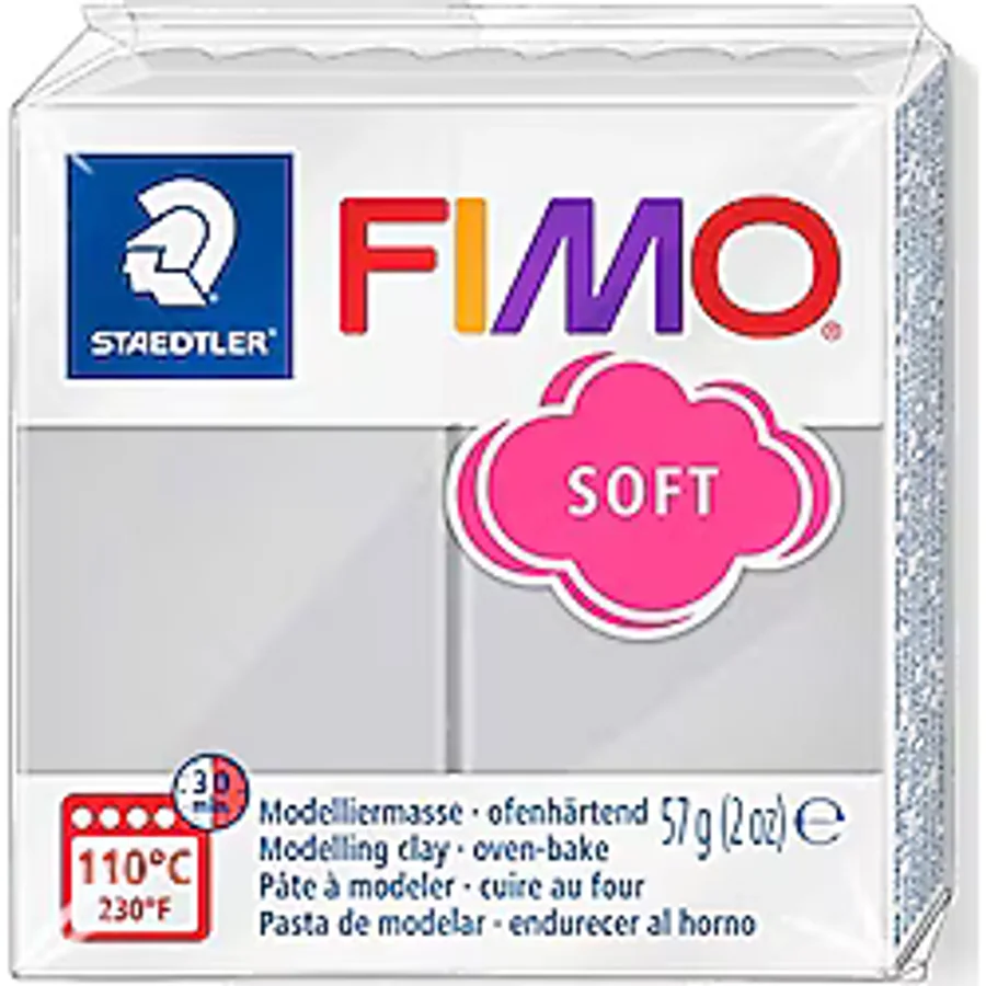 Staedtler Fimo 802080 Soft Modelleme Kili 57 gr Yunus gri