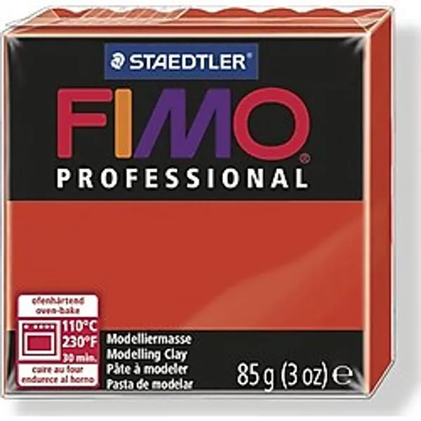 Staedtler Fimo Professional Polimer Kil 85 gr Red