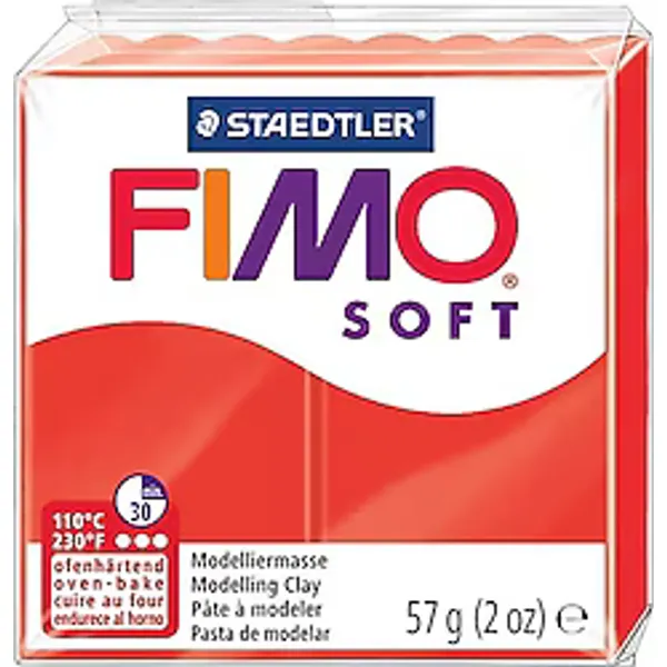 Staedtler Fimo Soft 24 Kızıl 57 gr Polimer Kil