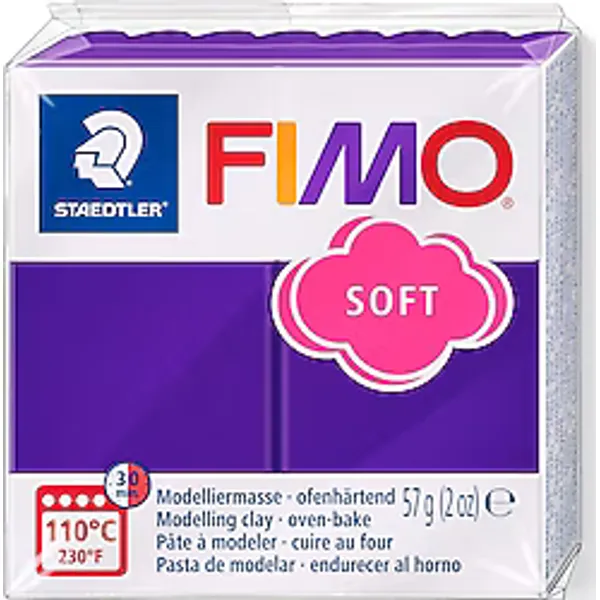 Staedtler Fimo Soft 63 Plum 57 gr Polimer Kil