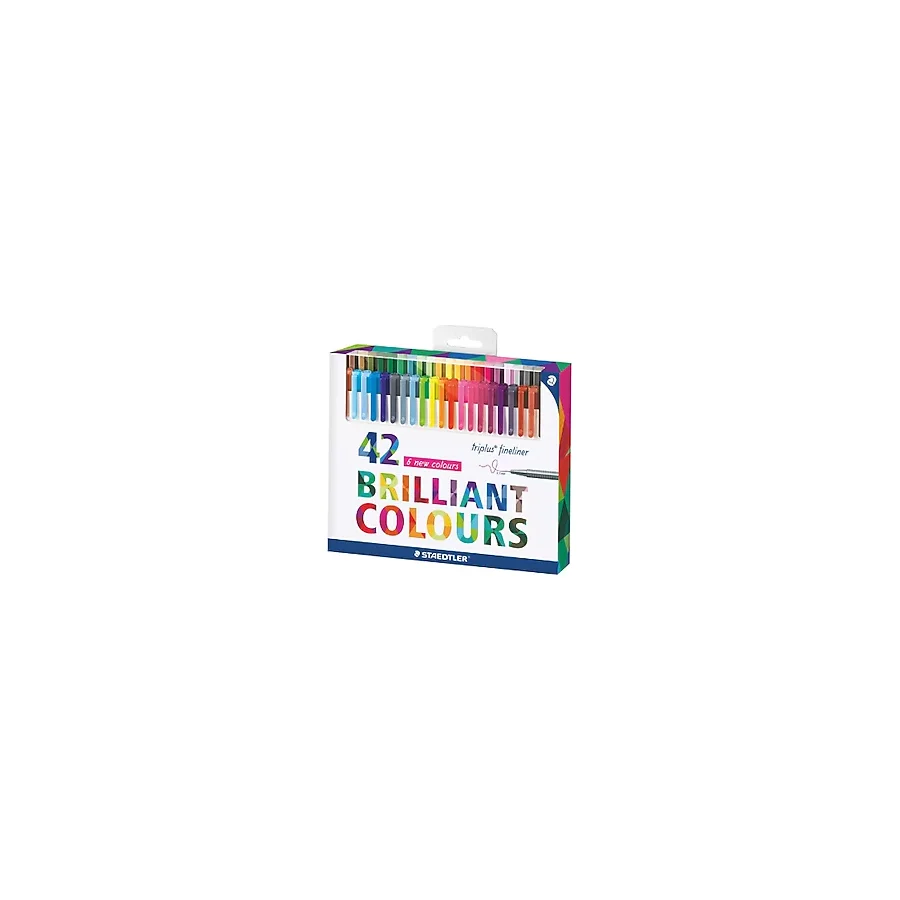 Staedtler Triplus Fineliner 0.3 mm 42'li Keçeli Kalem Seti