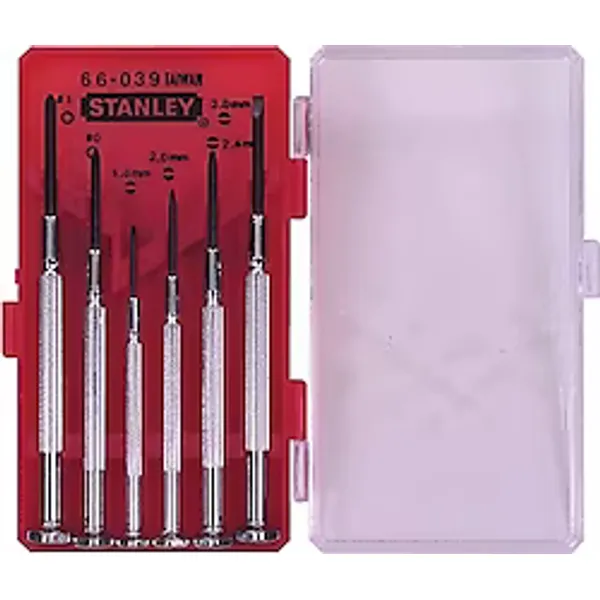 Stanley 1-66-039 6 Parça Saatçi Tornavida Seti