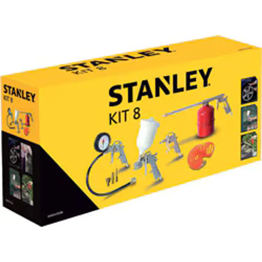 Stanley 8 Parça Havalı Aksesuar Seti