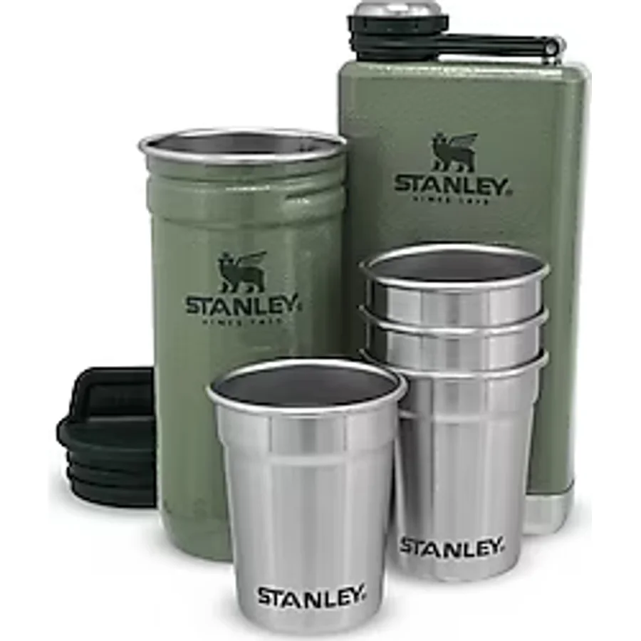 Stanley Adventure Çelik Shot Bardak ve Matara Seti Yeşil