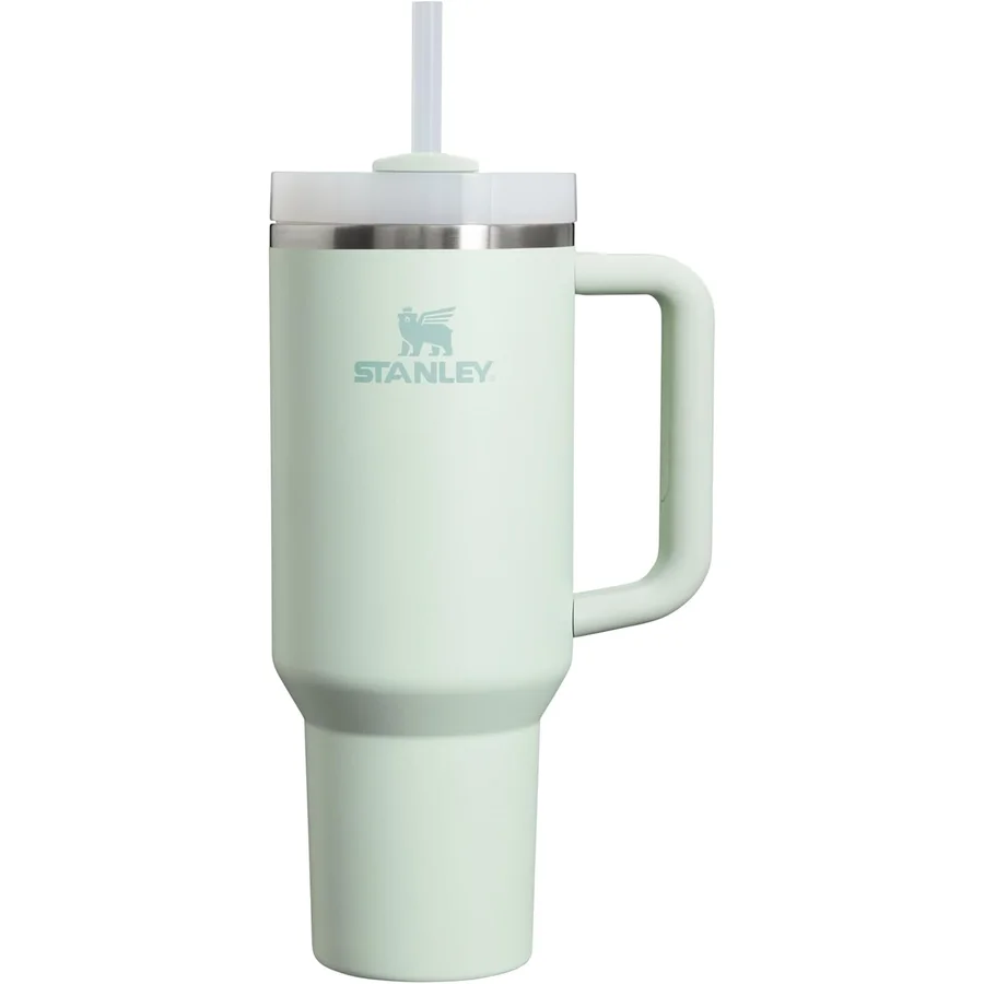 Stanley Quencher H2.0 Flowstate Paslanmaz Çelik Vakum Yalıtımlı Bardak Kapaklı Ve Pipetli Su, Buzlu